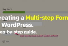Creating a Multi-step Form in WordPress in just 3 Steps